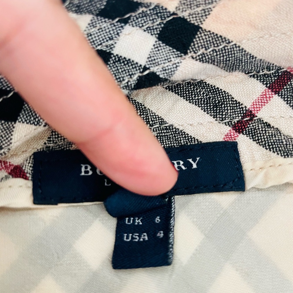 Burberry Linen Skirt!